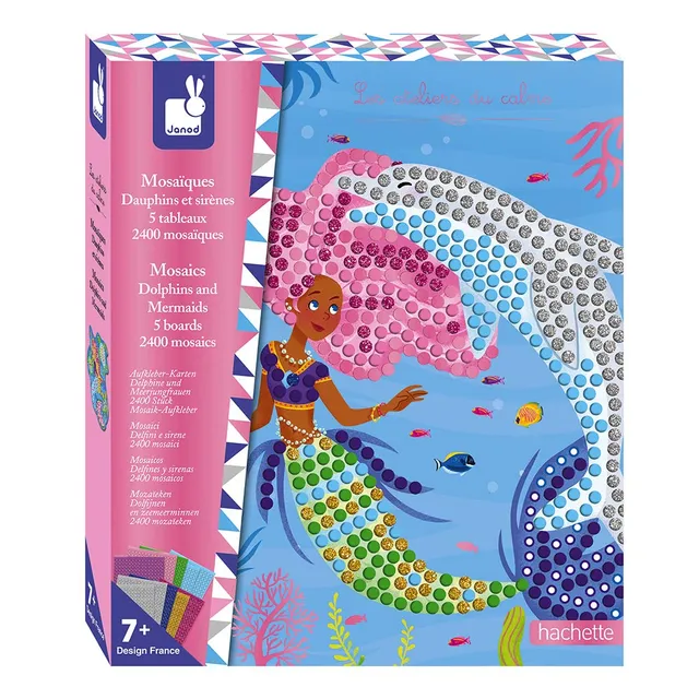 janod-les-ateliers-du-calme-j07961-coffret-mosa-ques-dauphins-et-sir-nes-5-table image 1