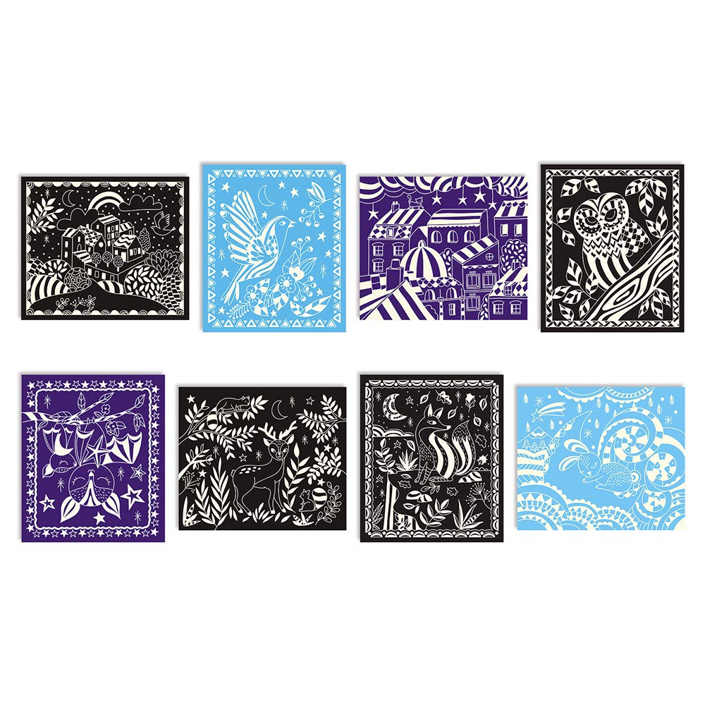 janod-kit-cr-atif-scratch-art-phosphorescent-8-tableaux-gratter image 2