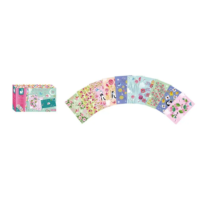 janod-kit-cr-atif-set-d-invitation-10-cartes-et-enveloppes image 1