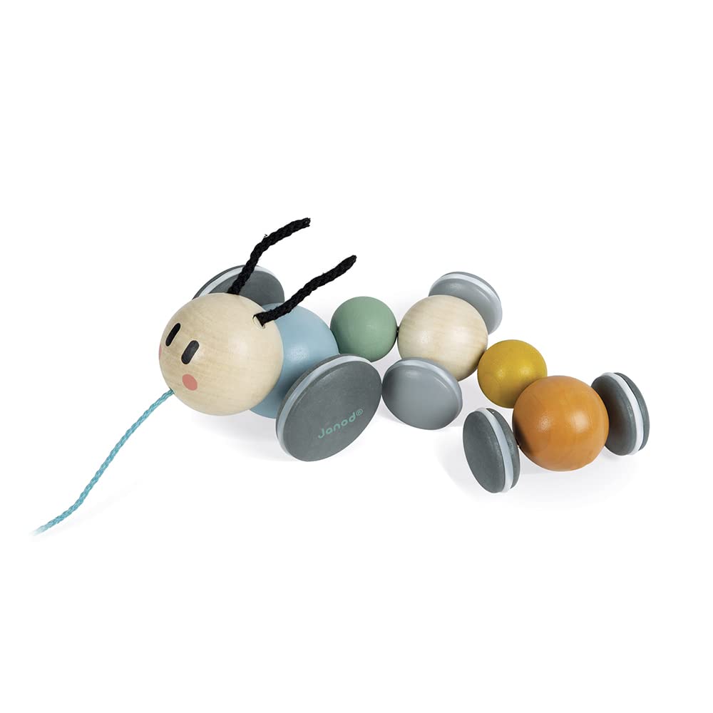 janod-chenille-promener-en-bois-sweet-cocoon-j04420-jouet-tirer image 7