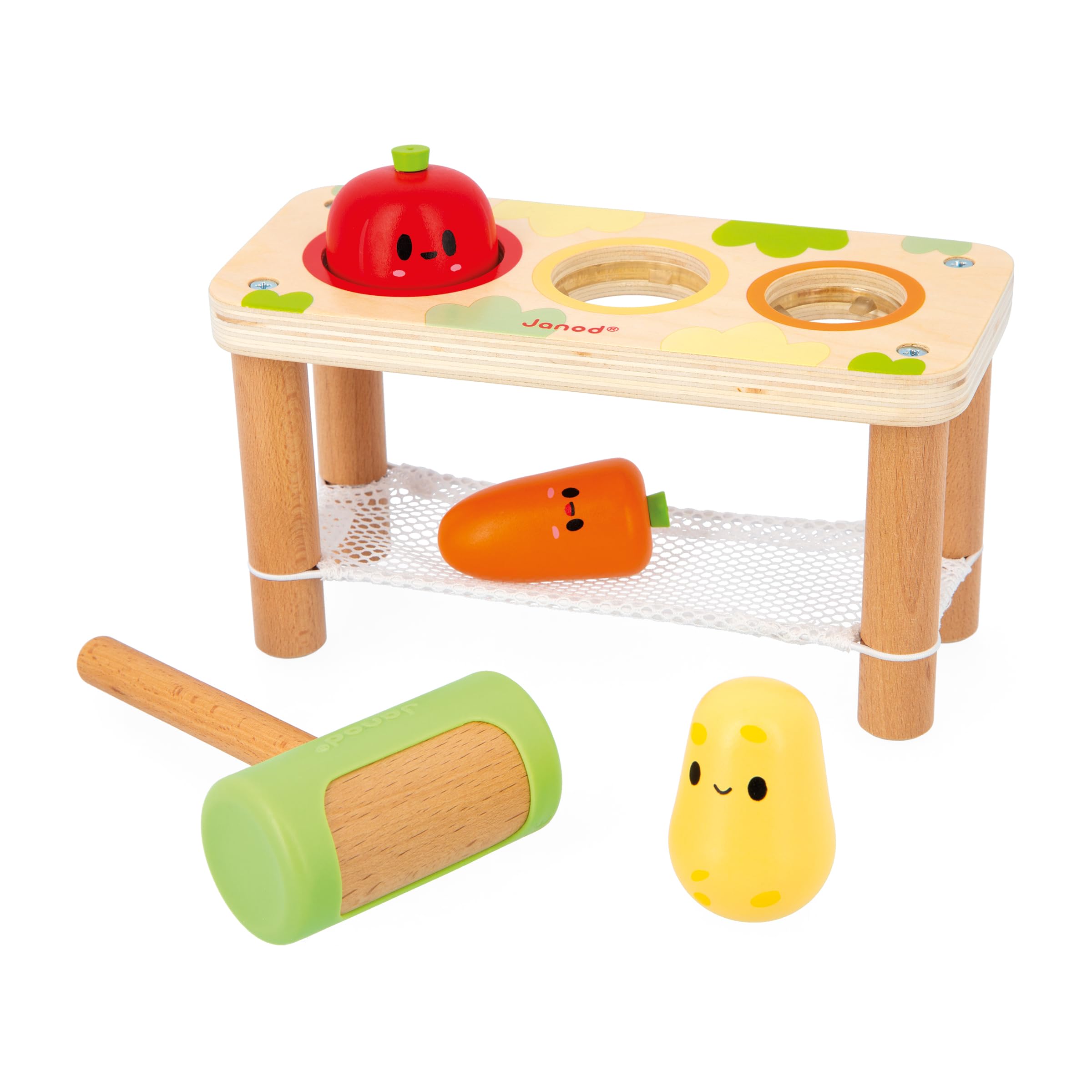 janod-taptap-l-gumes-de-la-ferme-en-bois-maillet-j03309 image 2