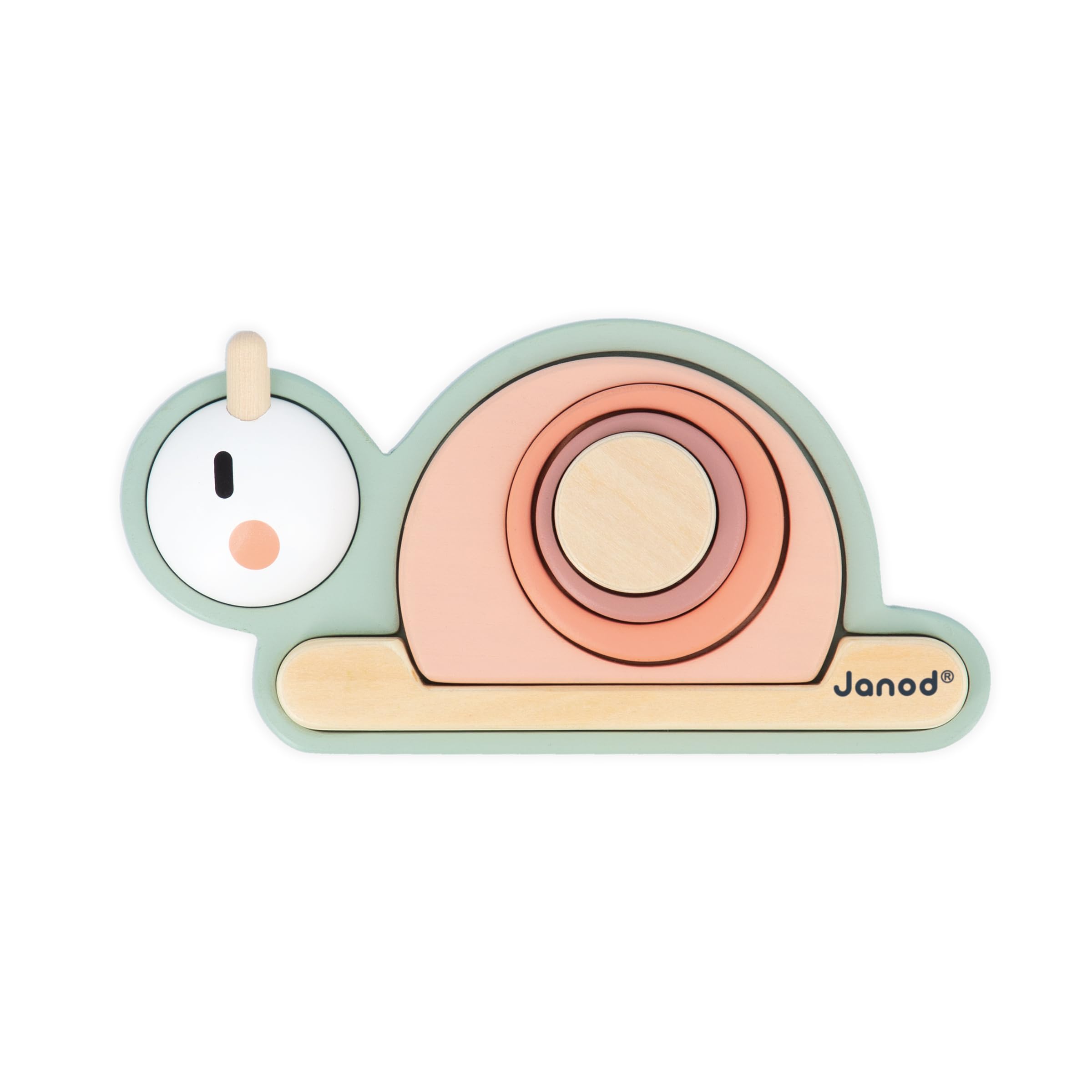 janod-sweet-cocoon-escargot-sensoriel-j04052-empilable-bois-6-pi-ces image 2