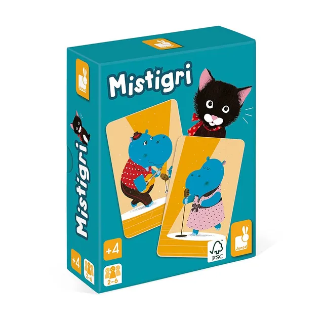 janod-mistigri-j02752-jeu-de-cartes-16-familles-animaux-2-6-joueurs image 1