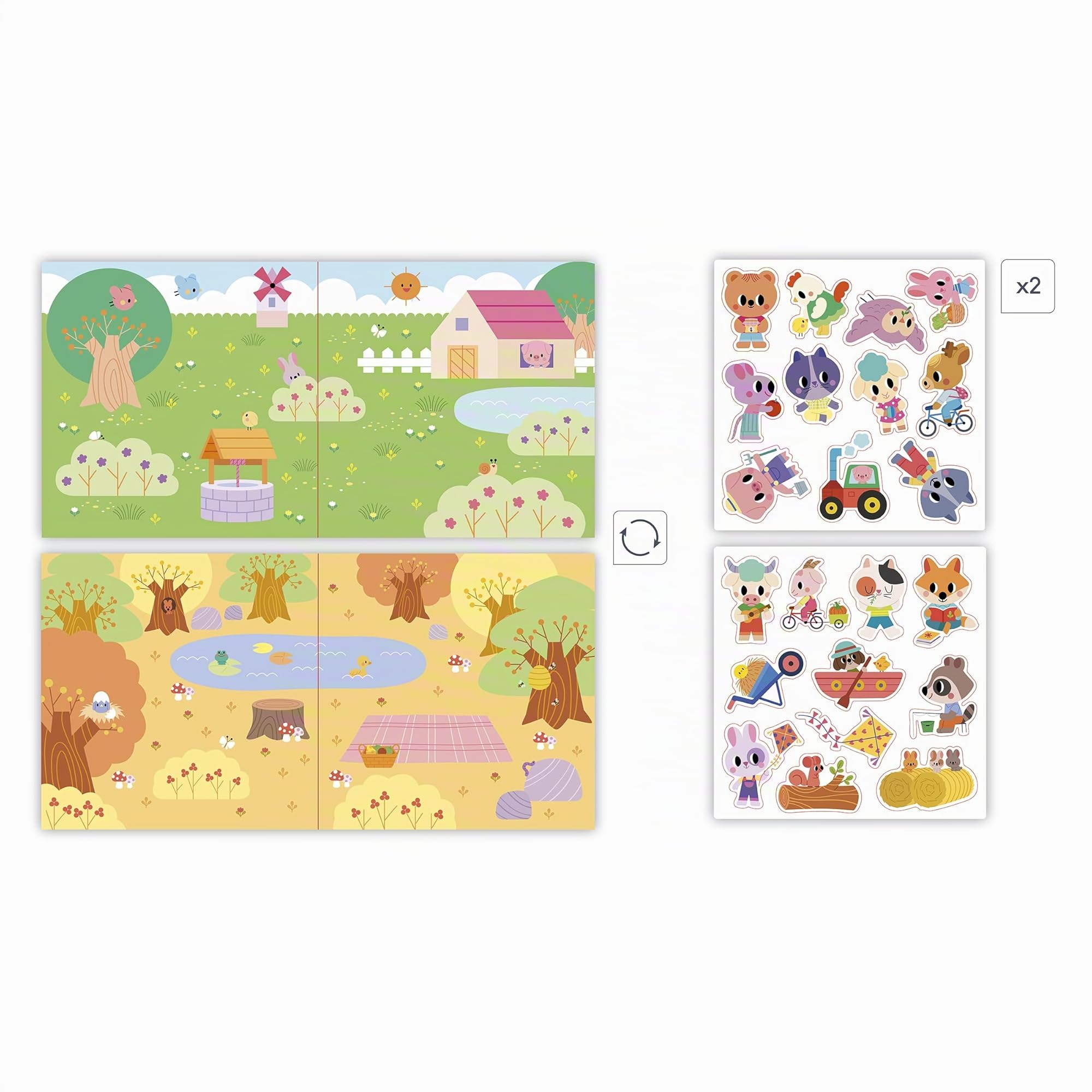 janod-my-arts-crafts-stickers-pais-repositionnables-animaux image 4