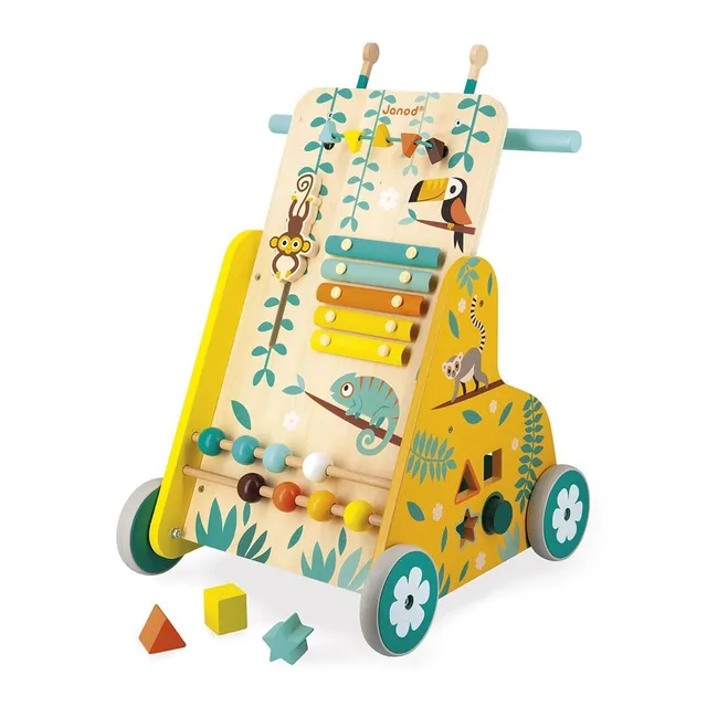 janod-tropik-j08269-chariot-de-marche-en-bois-multi-activit-s-6-jeux image 1