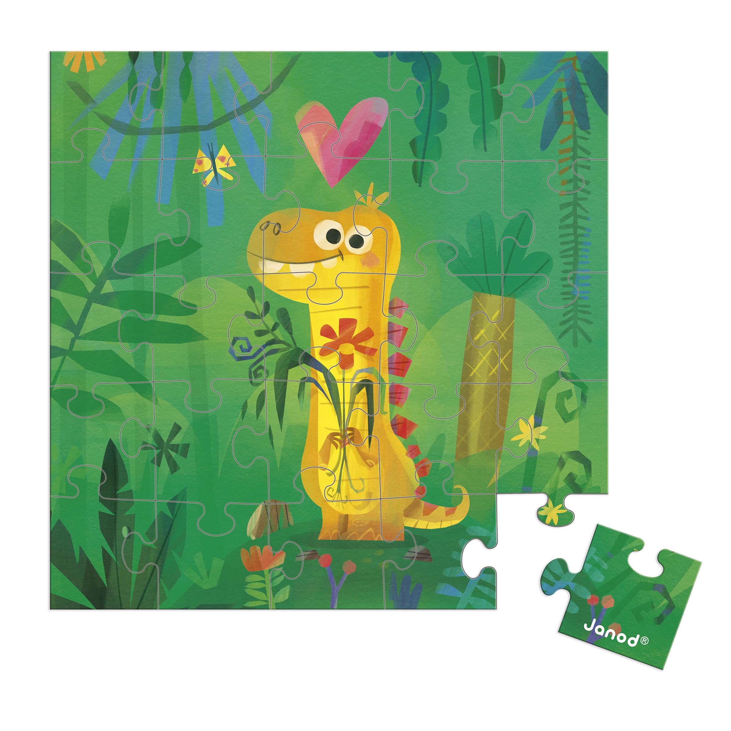 janod-carte-de-v-ux-puzzle-25-pi-ces-dino-cartonnette-enveloppe image 3