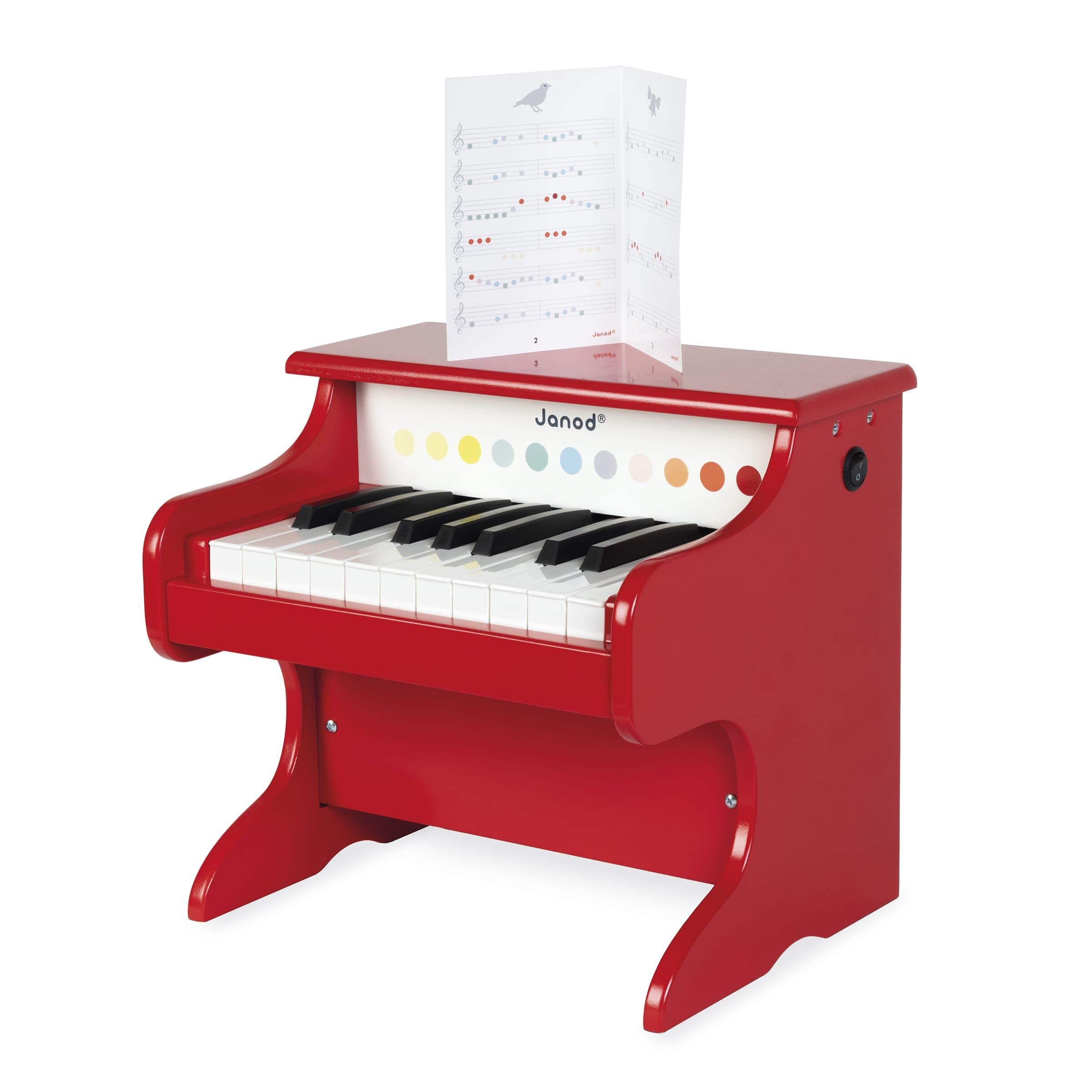 janod-mon-premier-piano-lectronique-en-bois-confetti-j07618-multicolore-18-touch image 2