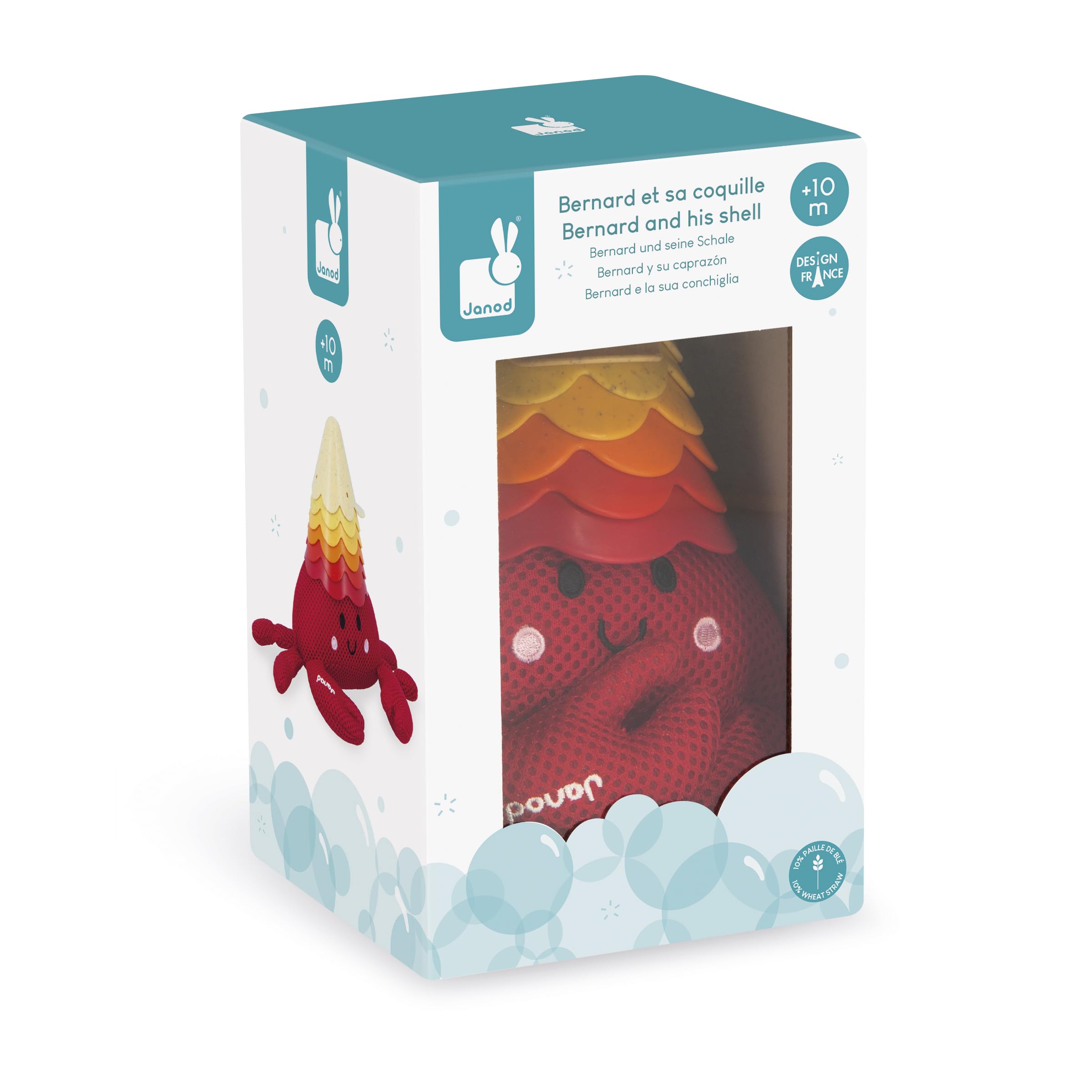 janod-j04734-jouet-de-bain-bernard-l-hermite-peluche-6-coupelles-paille-de-bl-d- image 8