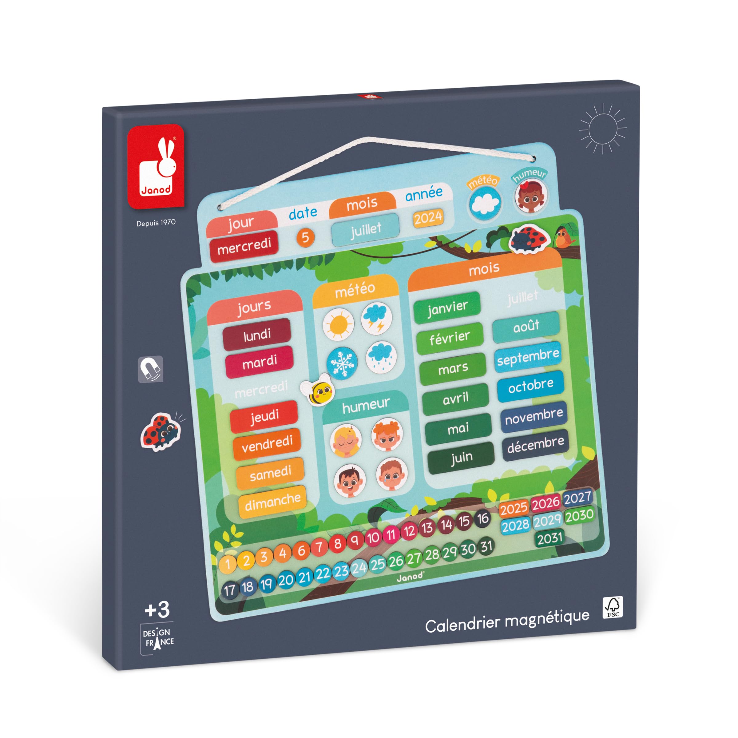 janod-calendrier-magn-tique-fran-ais-j05466-71-magnets image 1