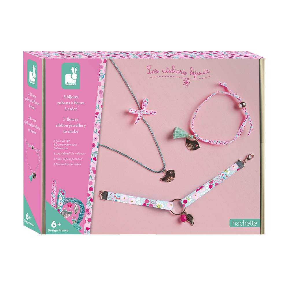 janod-j07928-les-ateliers-bijoux-coffret-3-bijoux-rubans-fleurs-cr-er image 1