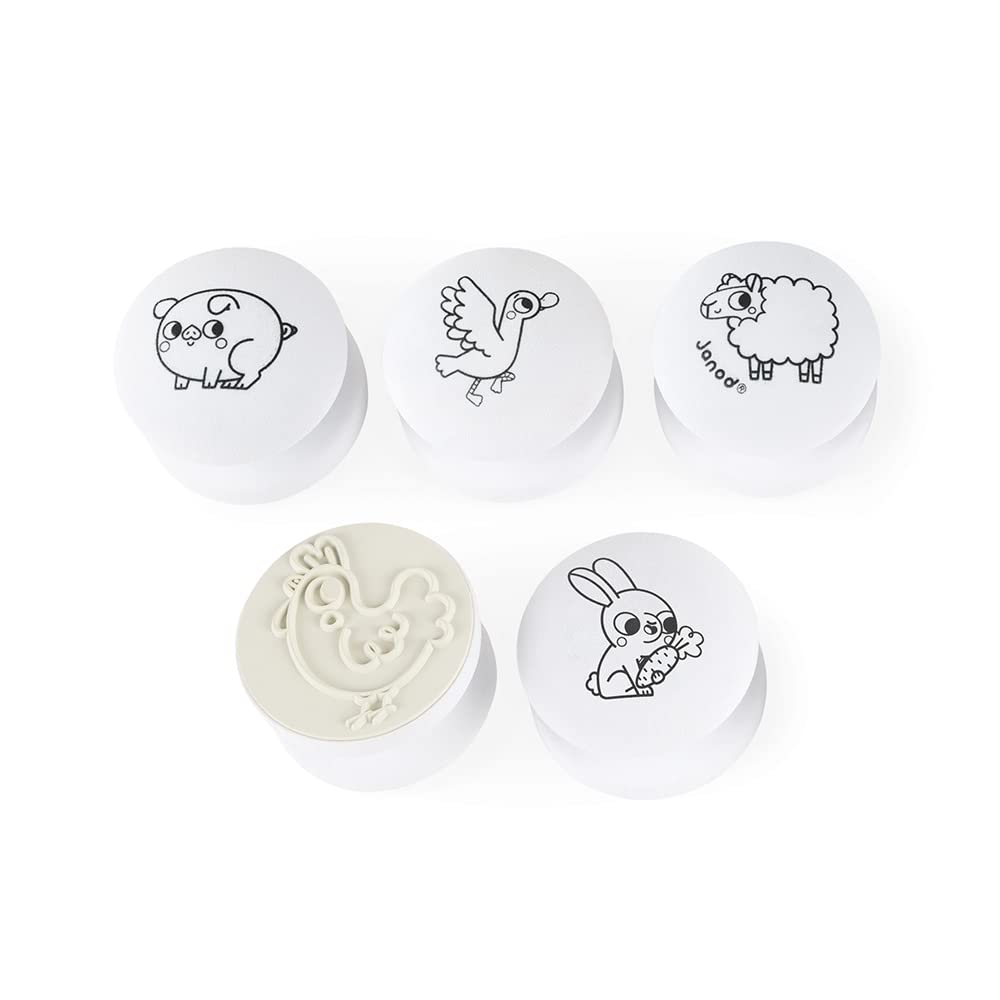 janod-j07718-coffret-stampinoo-ferme-5-tampons-mousse-encrier-d-s-18-mois image 2