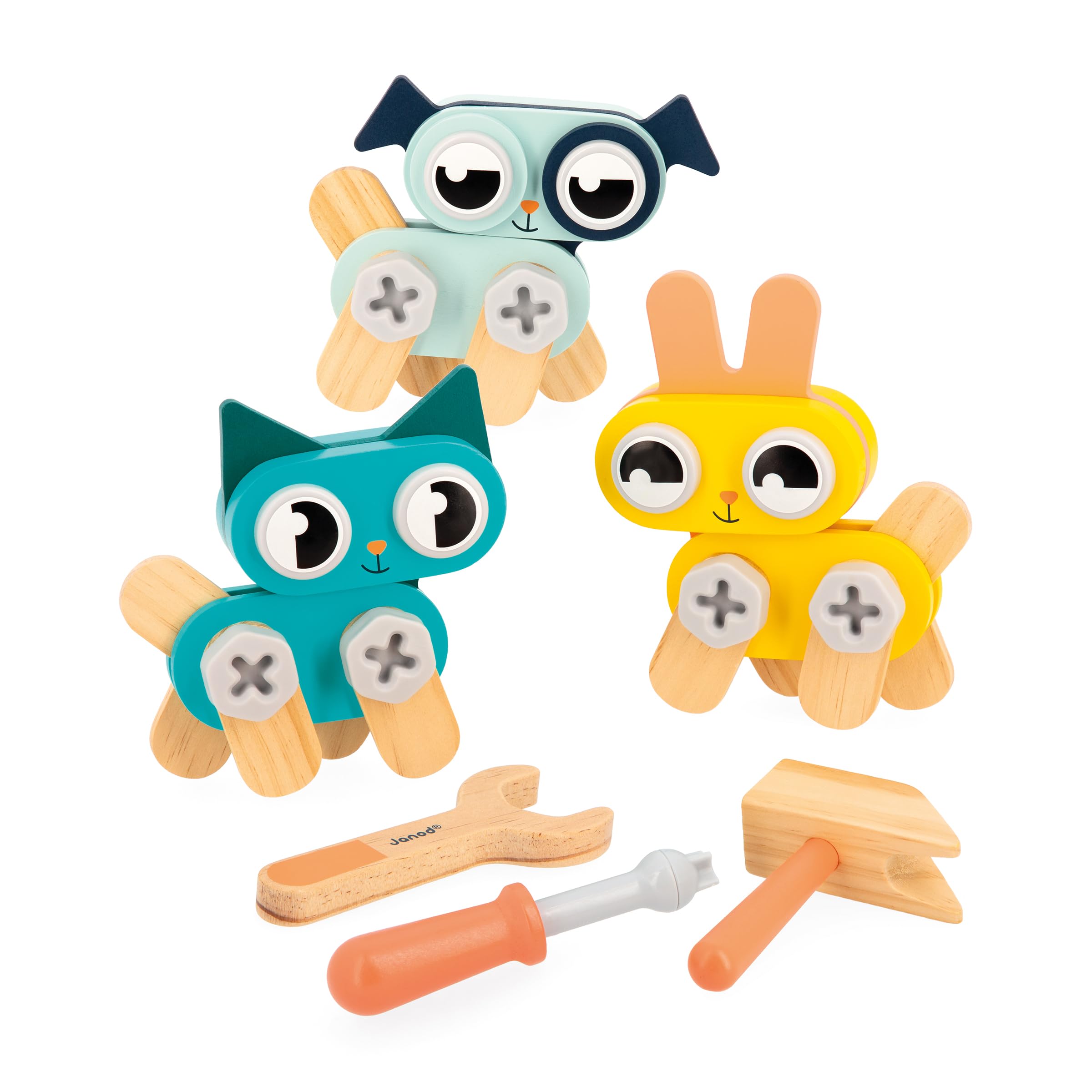 janod-j06450-mon-premier-jeu-de-construction-brico-kids-3-animaux-53-pi-ces-d-s- image 2