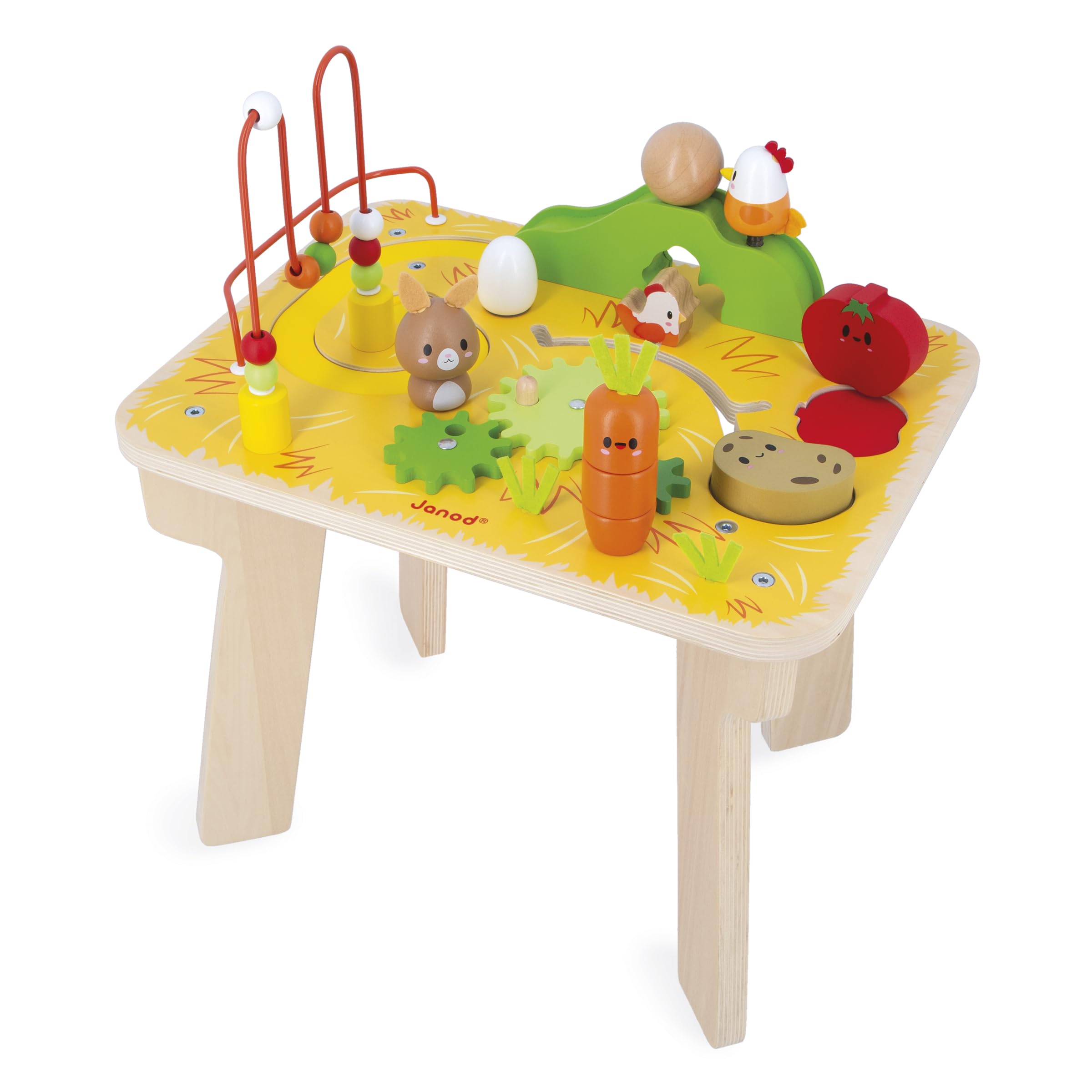 janod-table-d-activit-s-en-bois-ferme-8-activit-s-plateau-32-cm-j03321 image 2