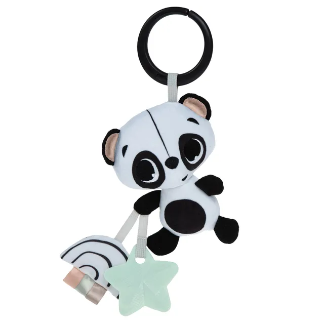 tiny-love-black-white-d-cor-hochet-panda-elizabeth-emporter-b-b image 1