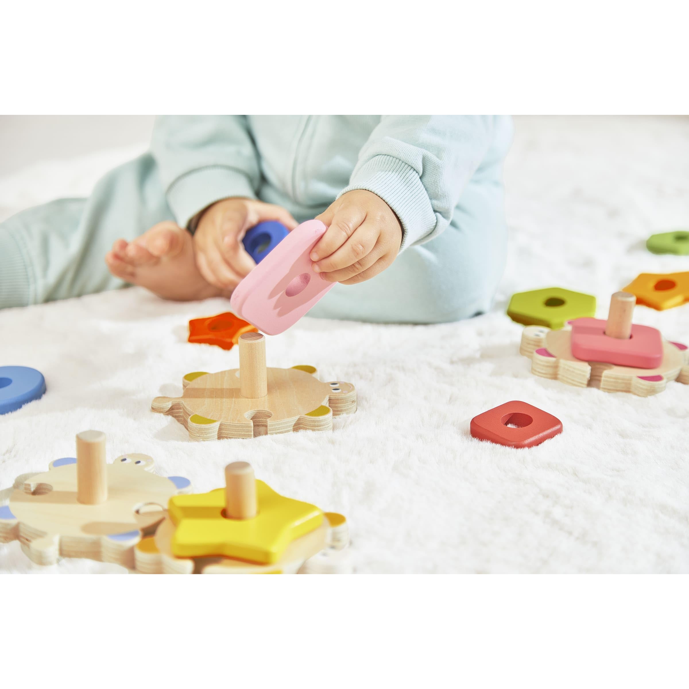 janod-tortues-j-4-puzzles-en-bois-empiler-12-pi-ces-d-s-18-mois image 8