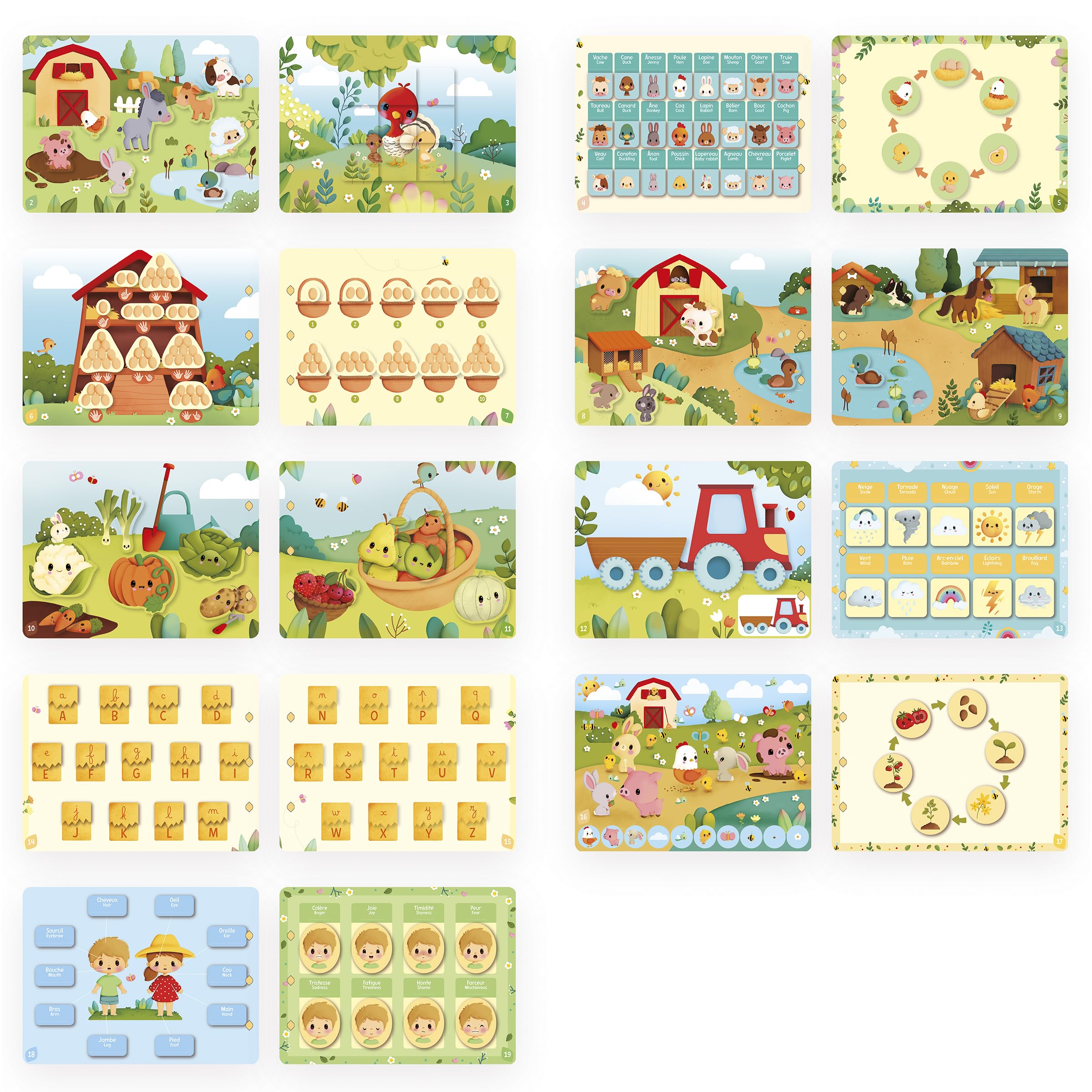 janod-busy-book-ferme-fran-ais-anglais-18-activit-s-d-s-3-ans image 2
