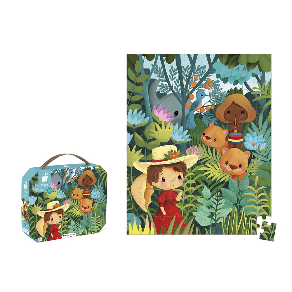 janod-j02550-puzzle-100-pi-ces-inspir-de-rousseau-le-r-ve image 3