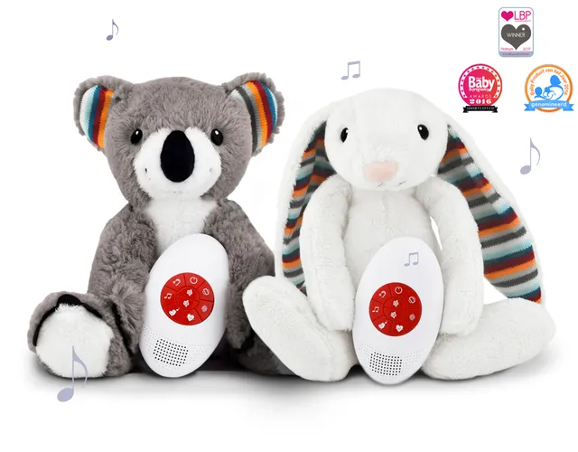zazu-coco-and-bibi-peluche-apaisante-battement-de-c-ur-b-b image 1