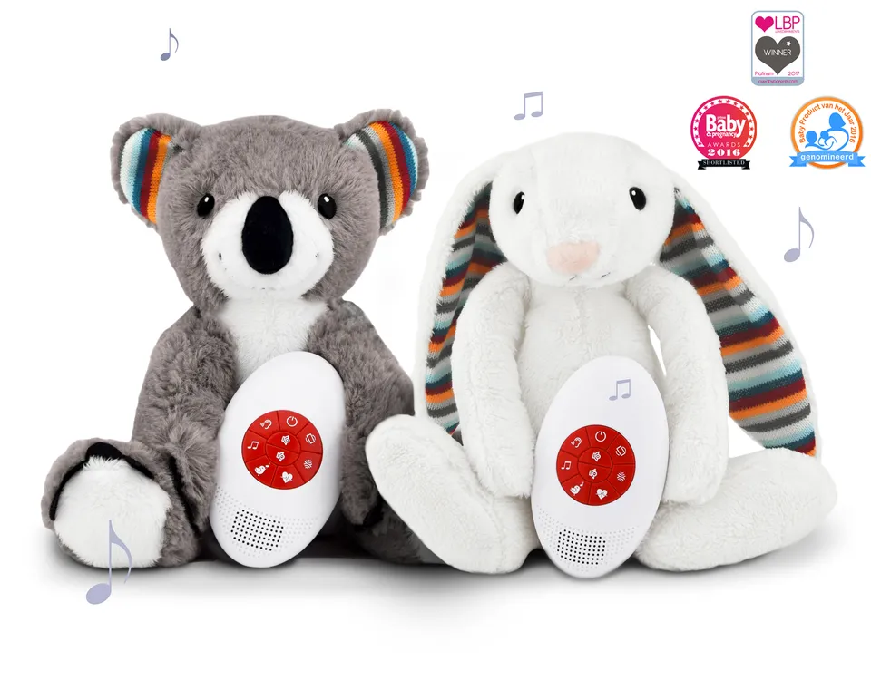 zazu-coco-and-bibi-peluche-apaisante-battement-de-c-ur-b-b image 1