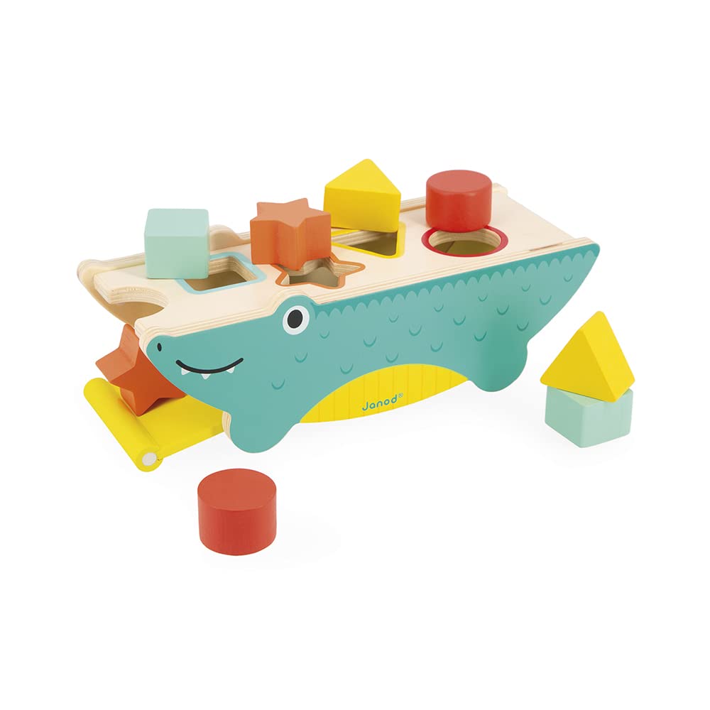 janod-tropik-bo-te-formes-croco-en-bois-8-pi-ces-12-mois image 4