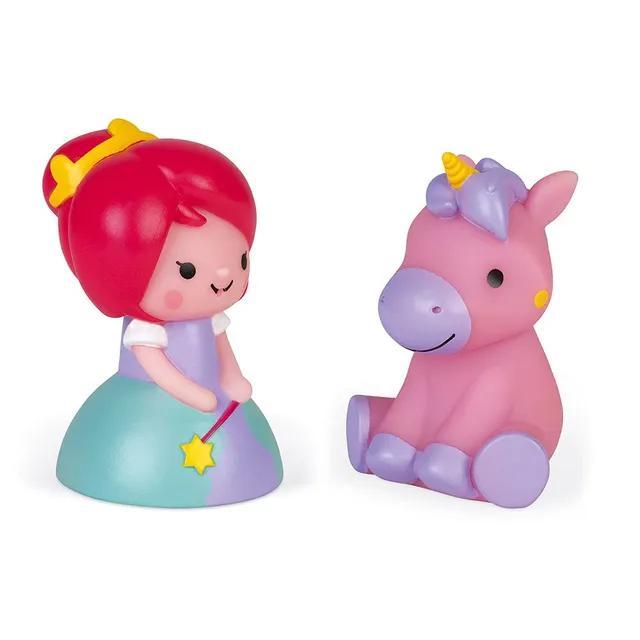 janod-j04706-lot-de-2-aspergeurs-de-bain-princesse-et-licorne-lumineuse image 1