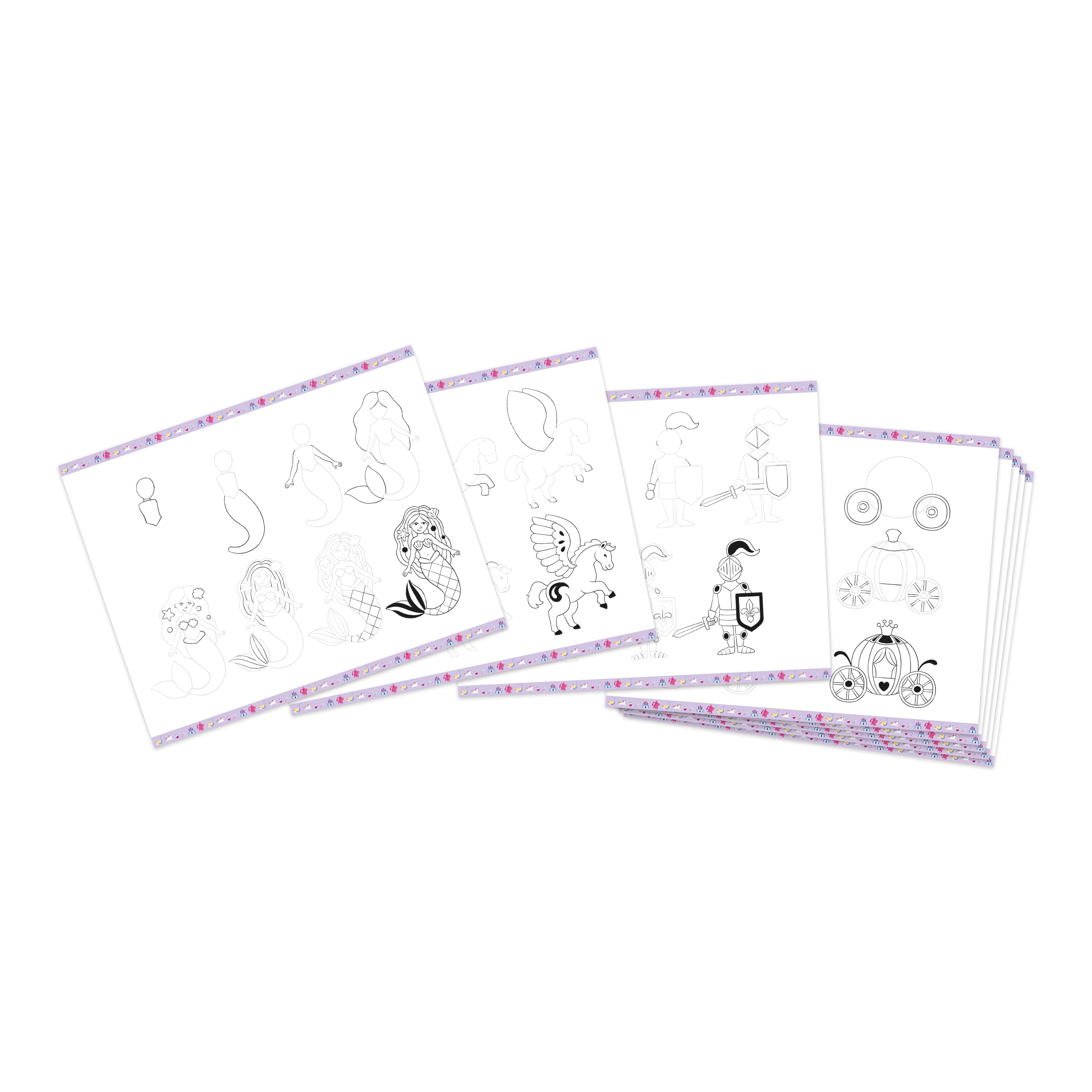 janod-step-by-step-drawing-j09153-kit-dessin-enfant-20-mod-les-fantasy image 2