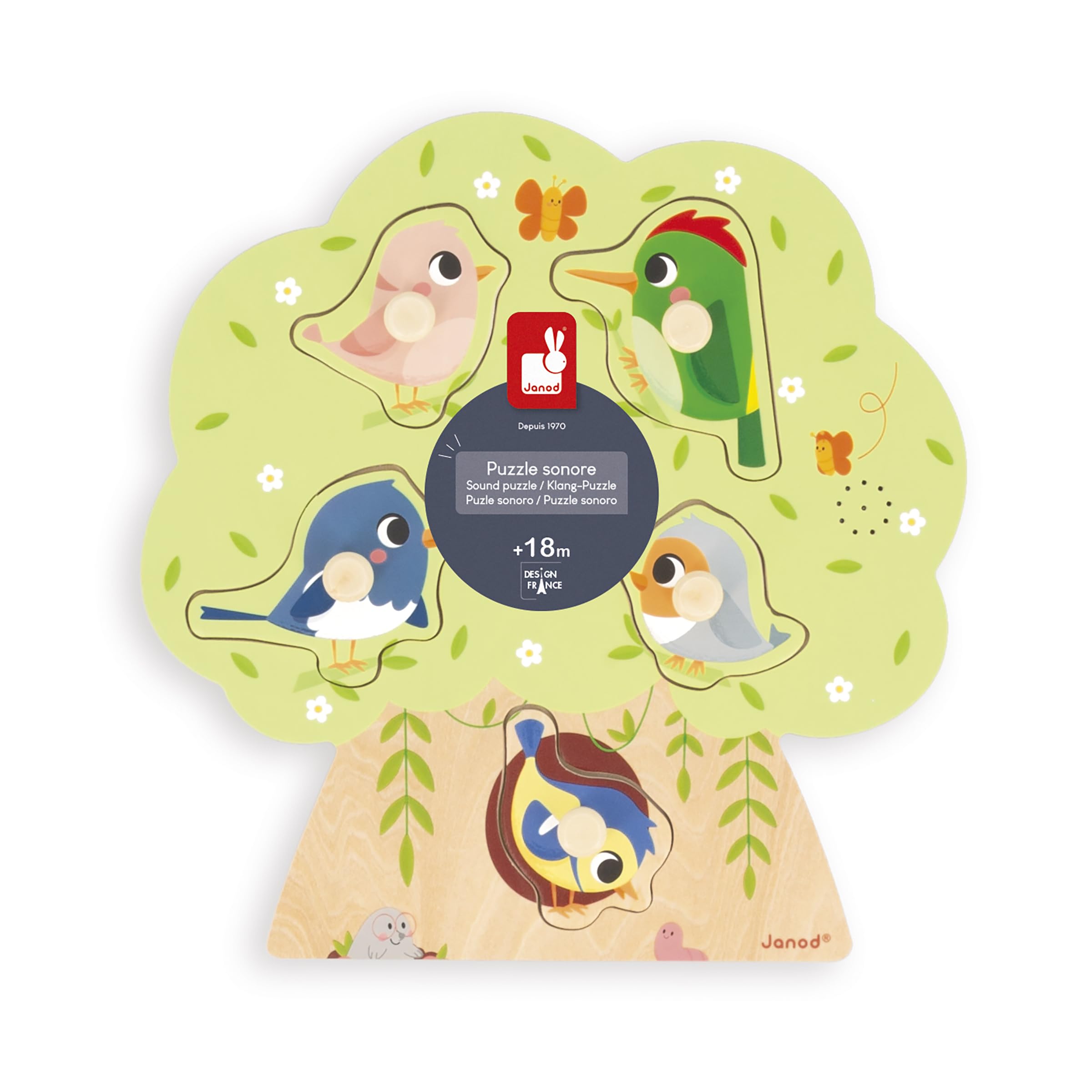 janod-puzzle-sonore-en-bois-oiseaux-5-pi-ces-d-s-18-mois image 4