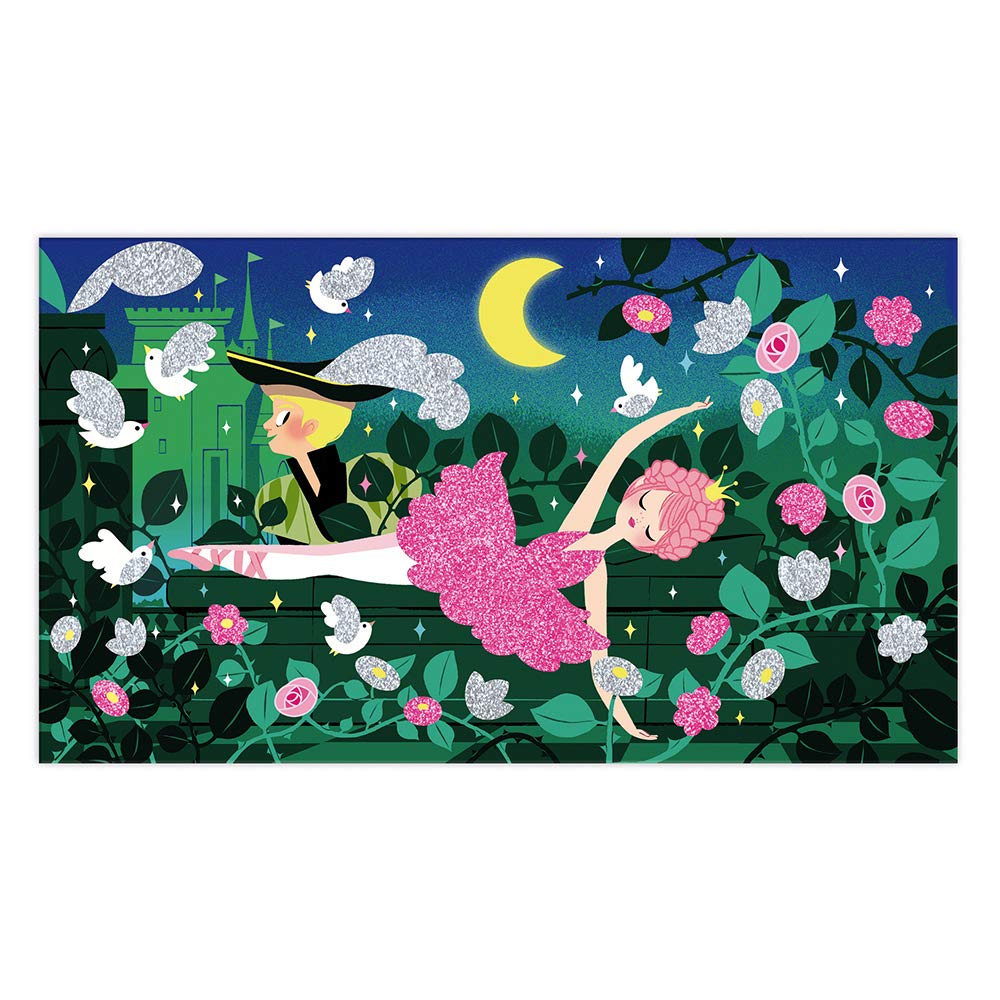 janod-les-ateliers-du-calme-j07945-coffret-paillettes-fluo-danseuses-3-tableaux image 5