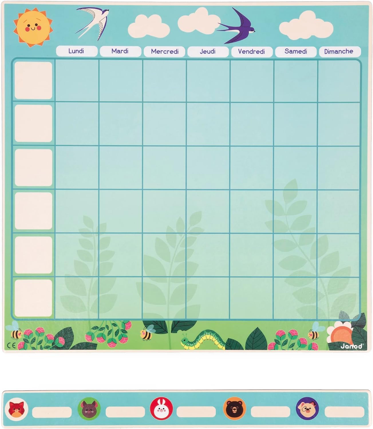 janod-j05469-tableau-d-organisation-magn-tique-97-magnets-famille-5-personnes image 4