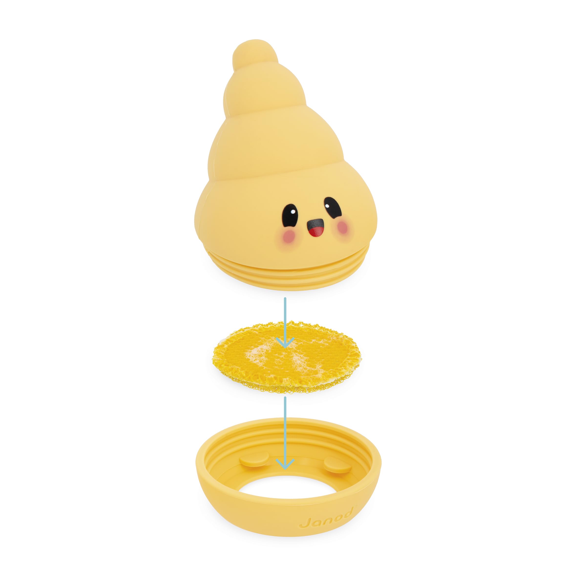 janod-bullix-jouet-de-bain-souffleur-de-bulles-coquillage-d-s-3-ans image 3