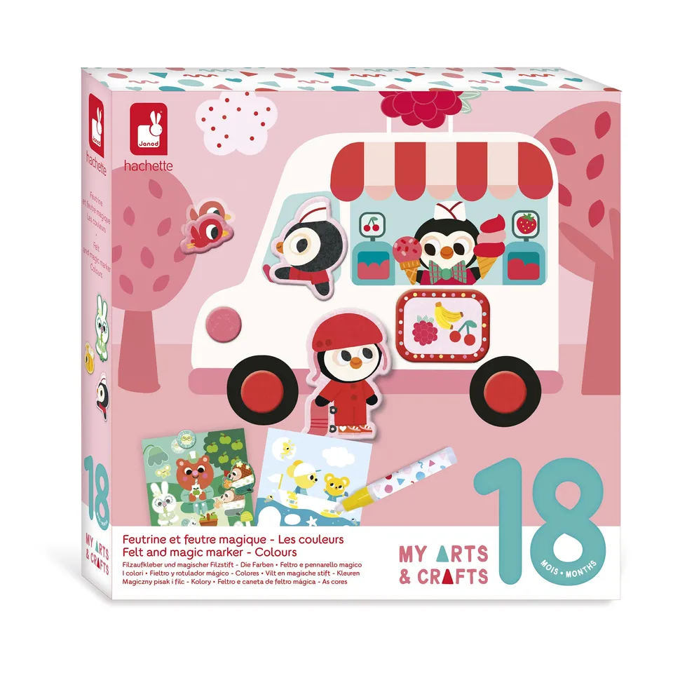 janod-coffret-2-en-1-feutre-magique-feutrine-18-mois image 1