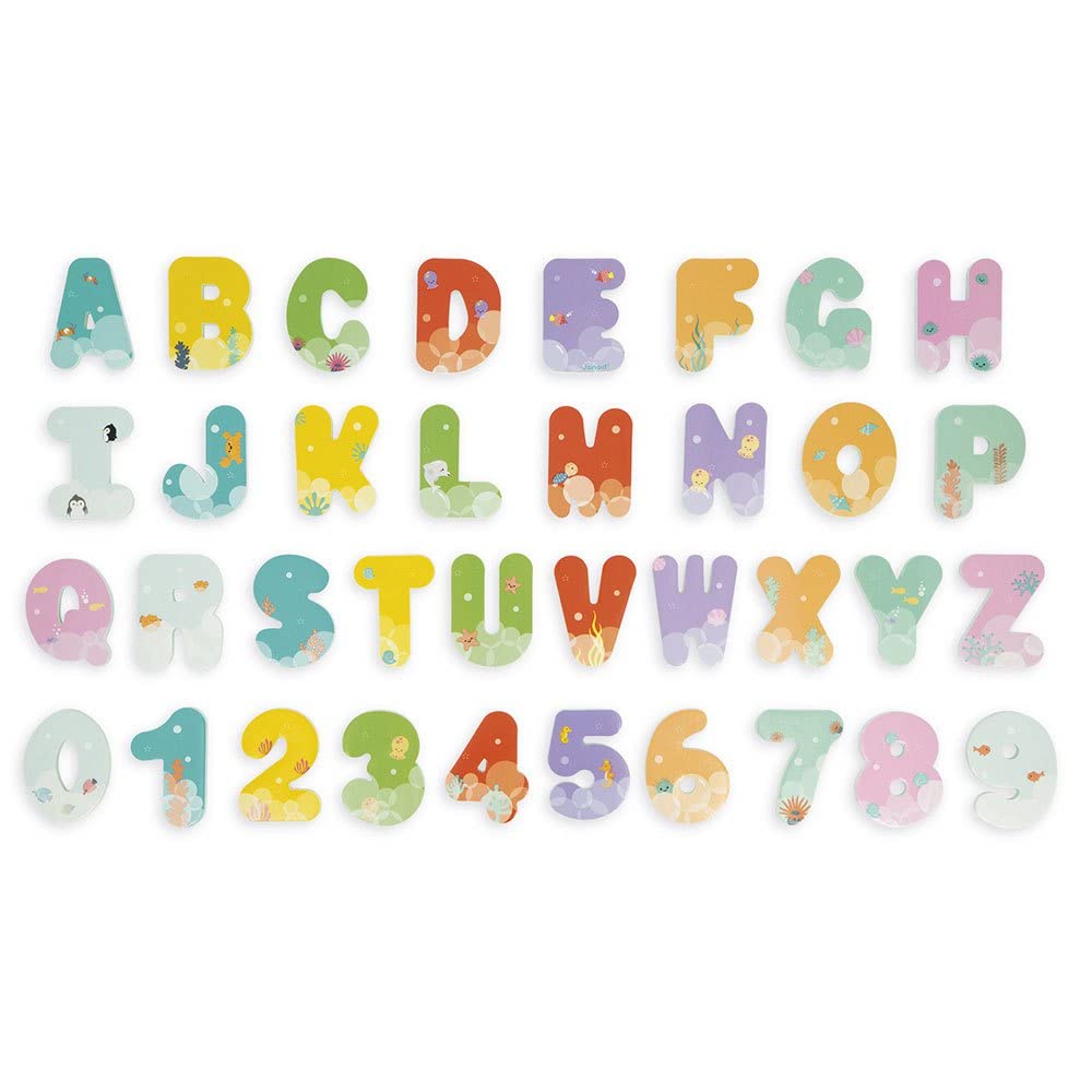 janod-j04709-lettres-et-chiffres-du-bain-jouet-de-bain-mousse-26-lettres-10-chif image 1