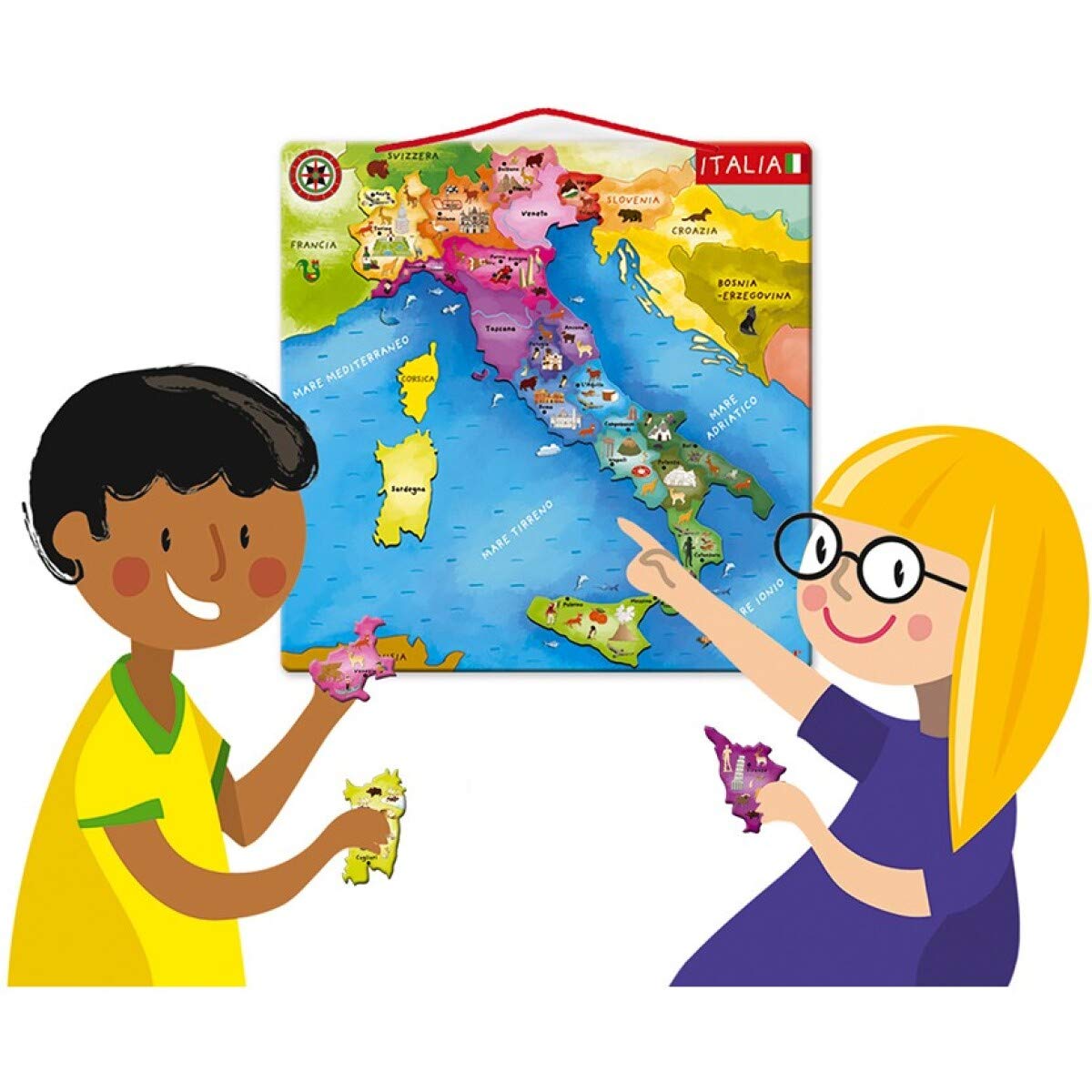 janod-carte-d-italie-magn-tique-j05488-puzzle-bois-20-pi-ces-7-12-ans image 5