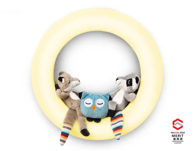 zazu-fay-rex-and-otis-veilleuse-murale-sans-fil-gestes-3-amis-magn-tiques image 1