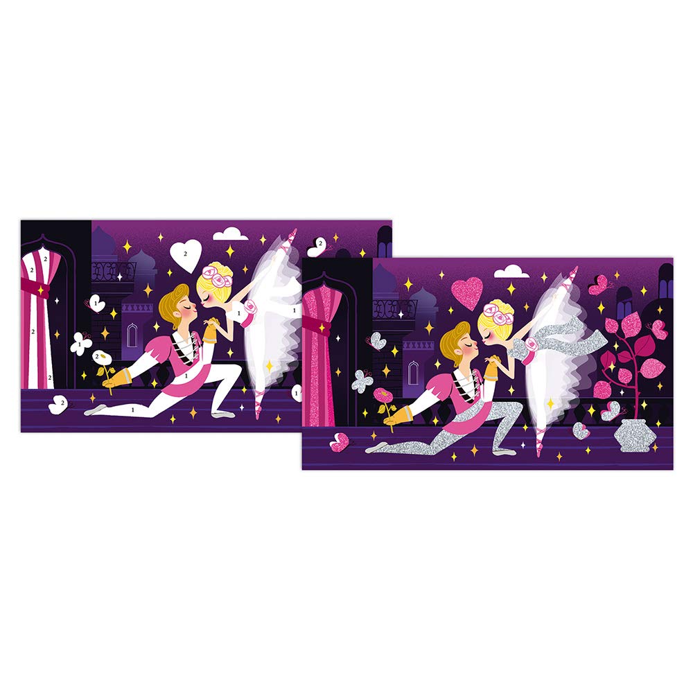janod-les-ateliers-du-calme-j07945-coffret-paillettes-fluo-danseuses-3-tableaux image 2