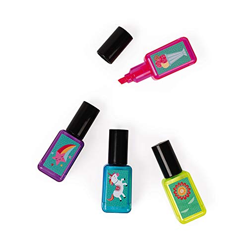 janod-lot-de-4-mini-stylos-surligneurs-licorne-format-vernis-d-s-7-ans-j07861 image 4