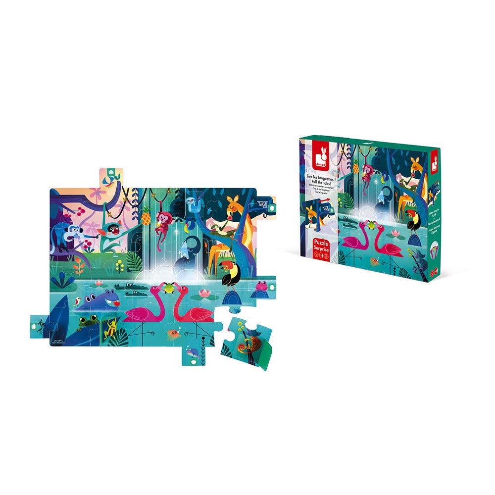 janod-puzzle-surprise-20-pi-ces-festin-dans-la-jungle-65-x-50-cm image 3