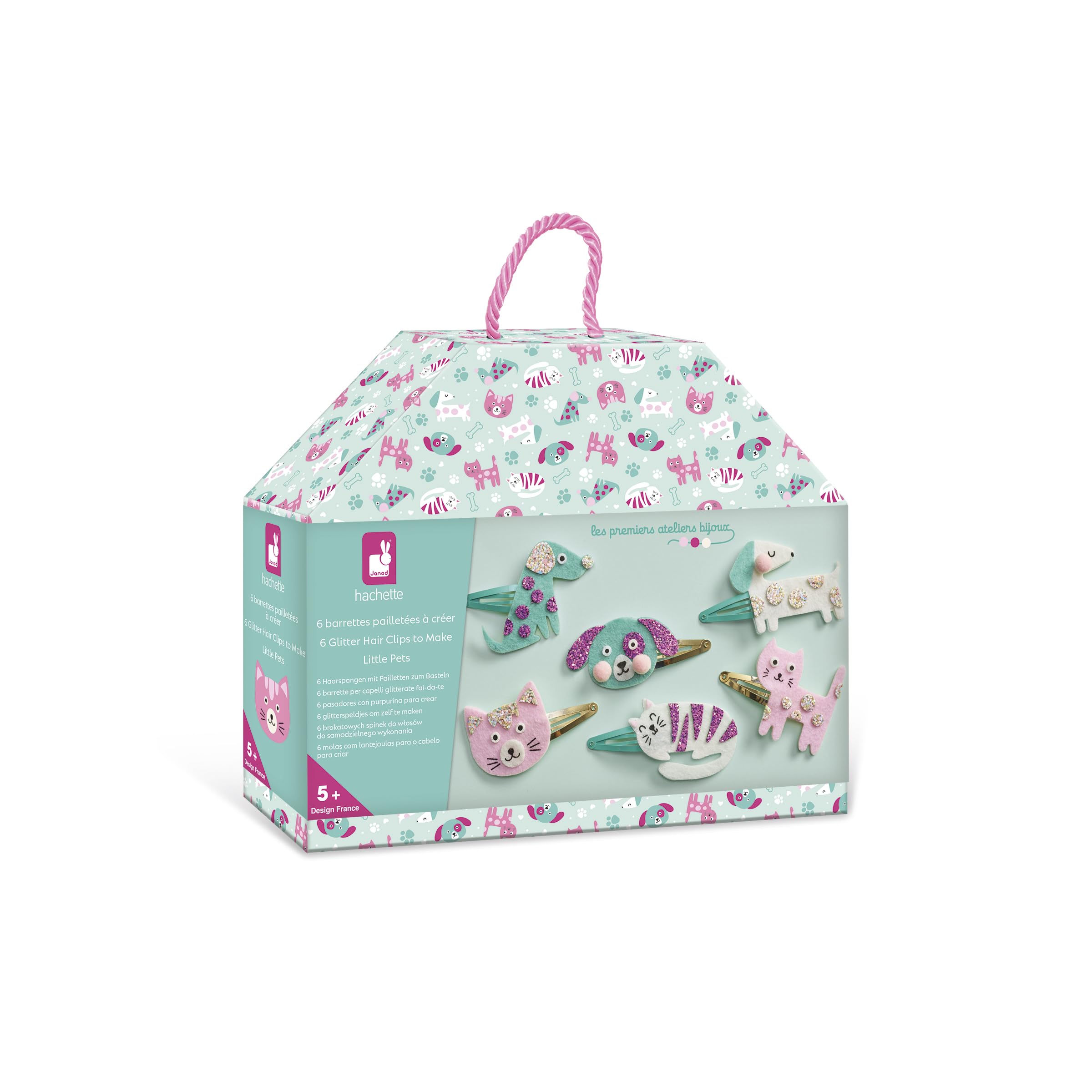 janod-les-ateliers-bijoux-j09181-coffret-6-barrettes-cr-er-chat-et-chien-d-s-5-a image 1