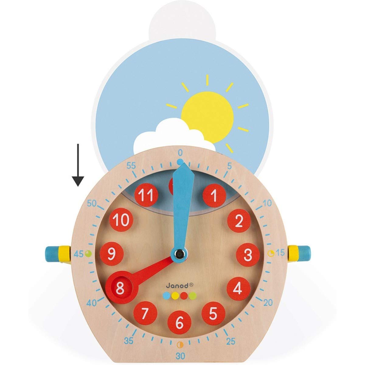 janod-essentiel-j05076-horloge-en-bois-apprendre-l-heure-d-s-5-ans image 5
