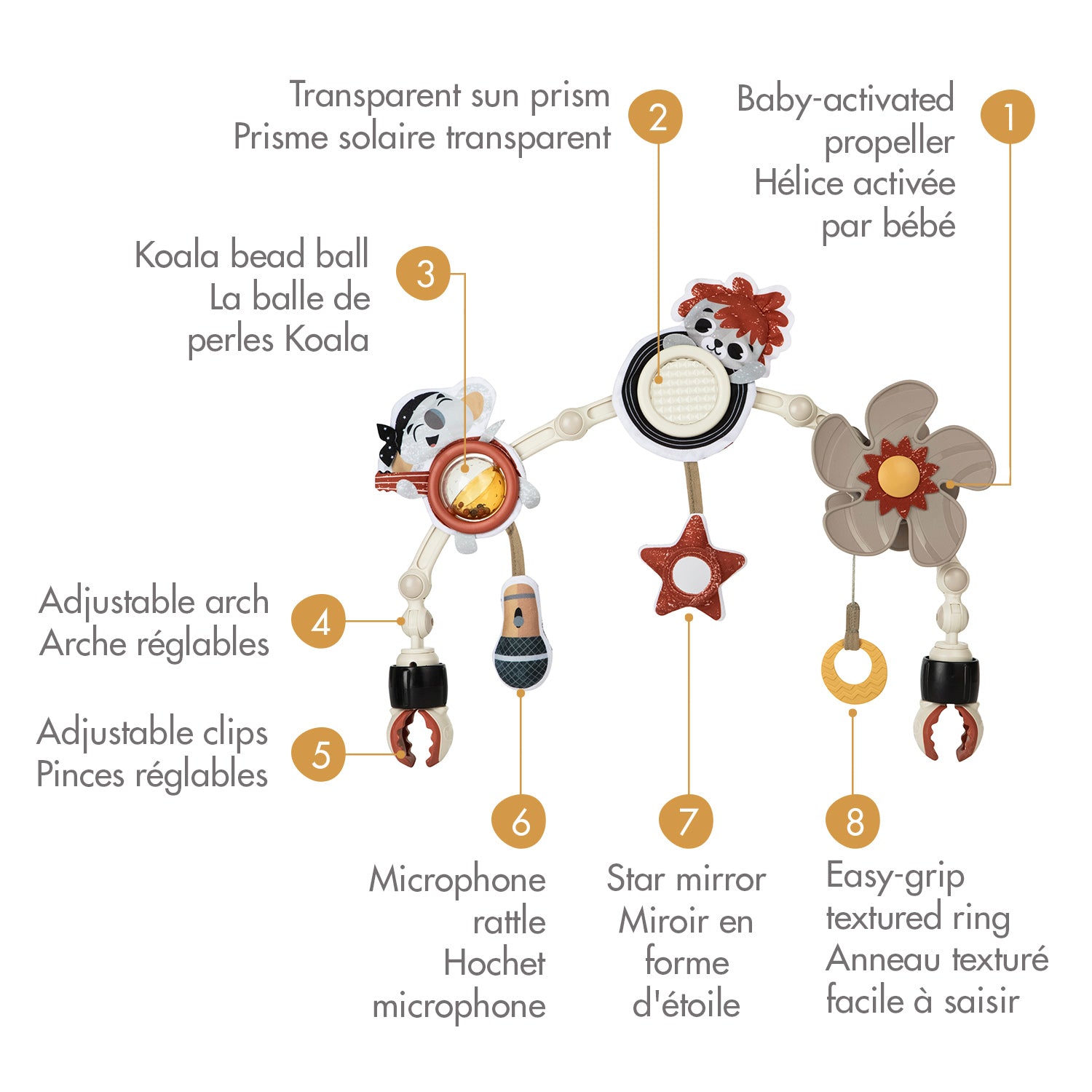 tiny-love-arche-de-poussette-sunny-tiny-rockers-jouet-de-voyage image 3