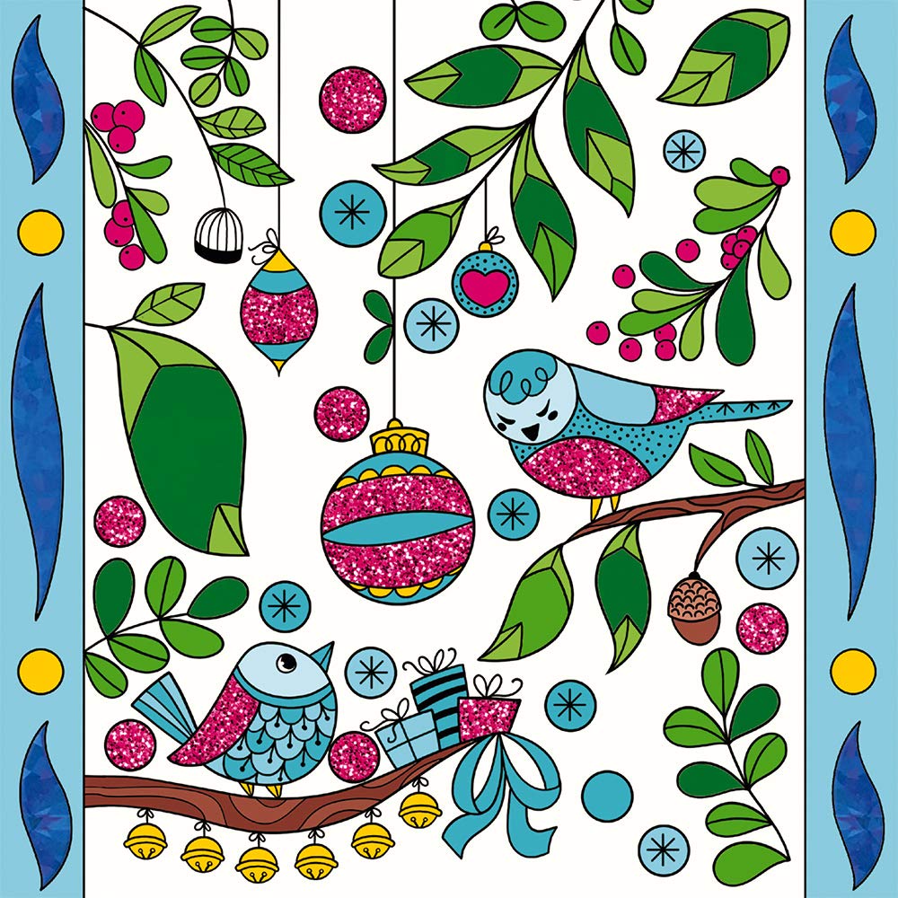 janod-kit-cr-atif-paillettes-et-dorures-oiseaux-8-tableaux image 4