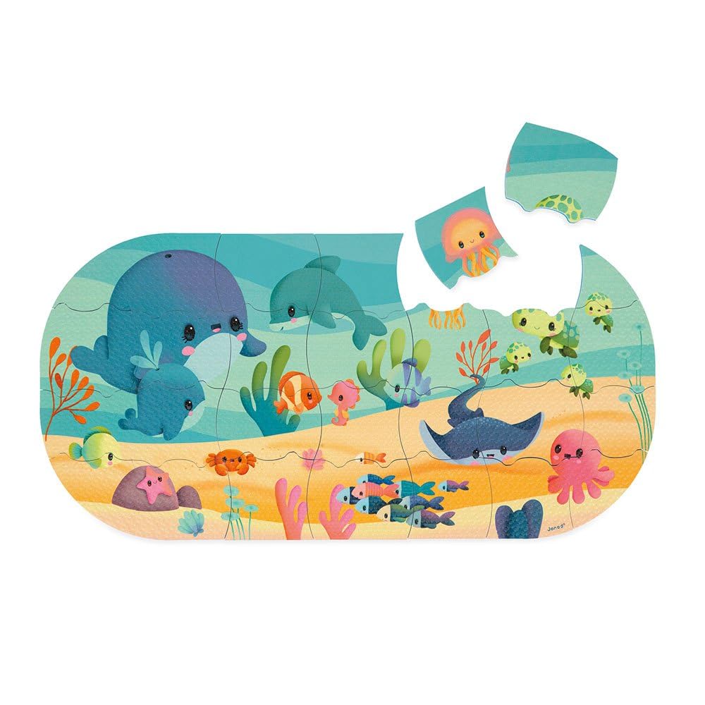 janod-j04727-puzzle-de-bain-28-pi-ces-flottantes-animaux-marins image 4