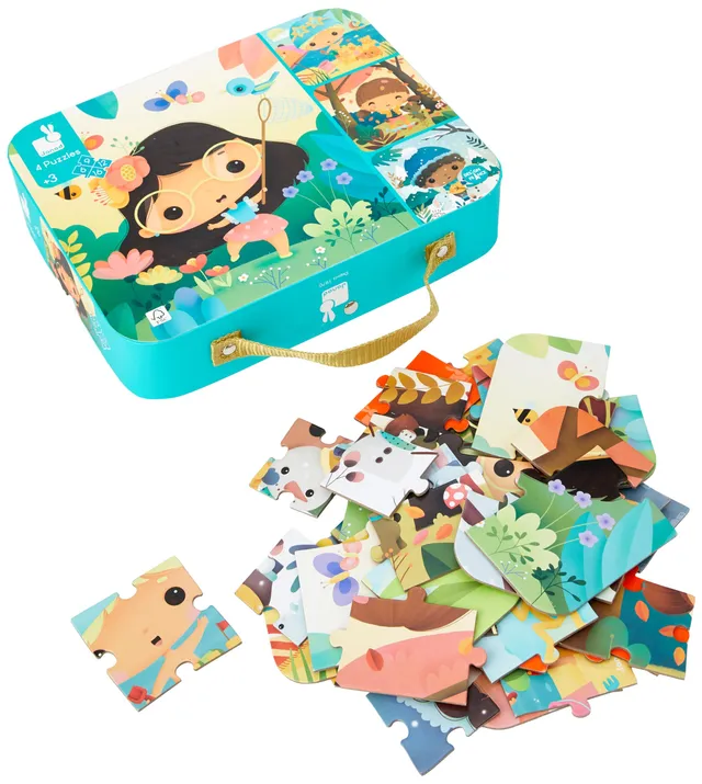 janod-j02658-puzzle-enfant-volutif-les-4-saisons-6-16-pi-ces-valisette-avec-poig image 1
