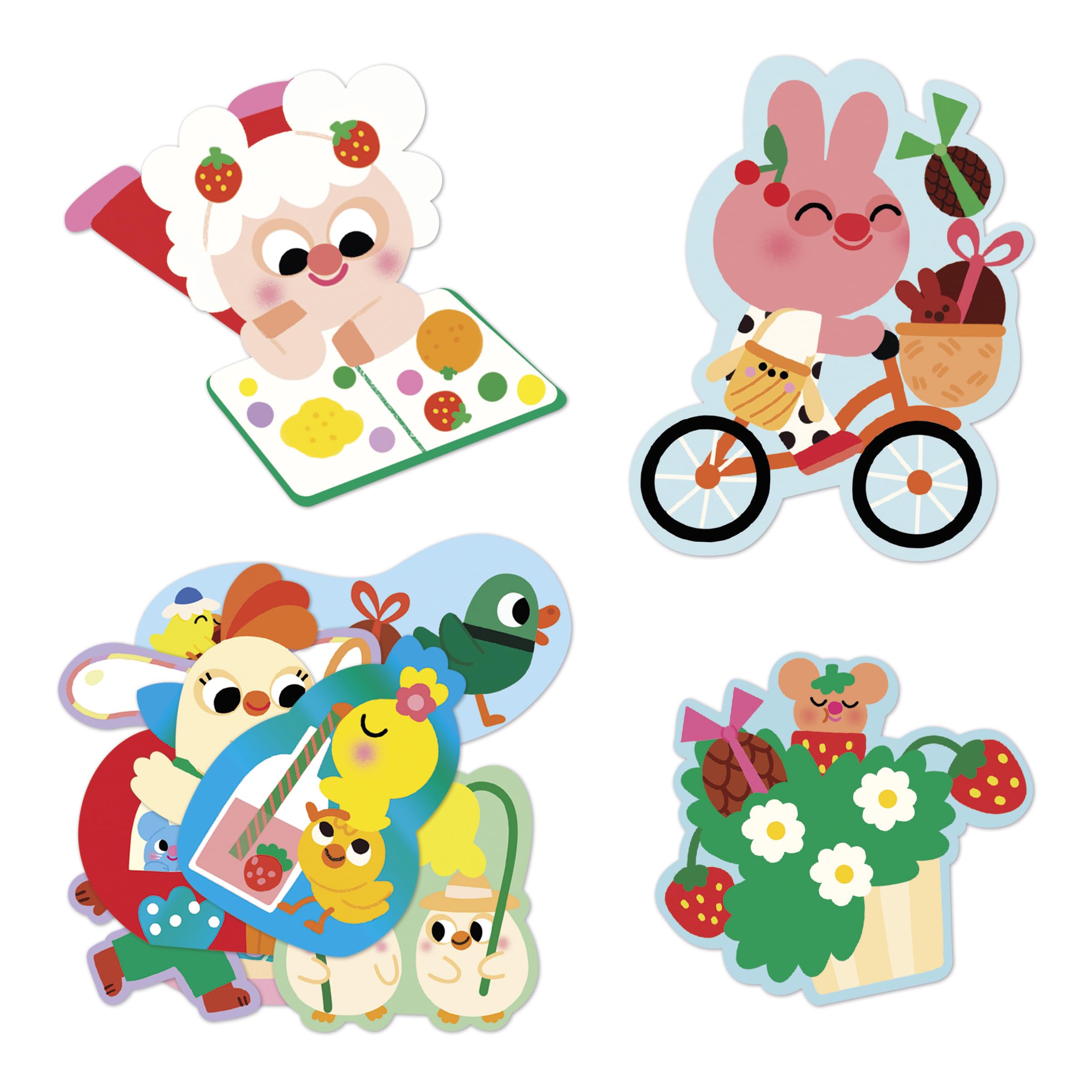 janod-mon-premier-cherche-et-trouve-licornes-jeu-ducatif-en-bois-d-s-3-ans image 2
