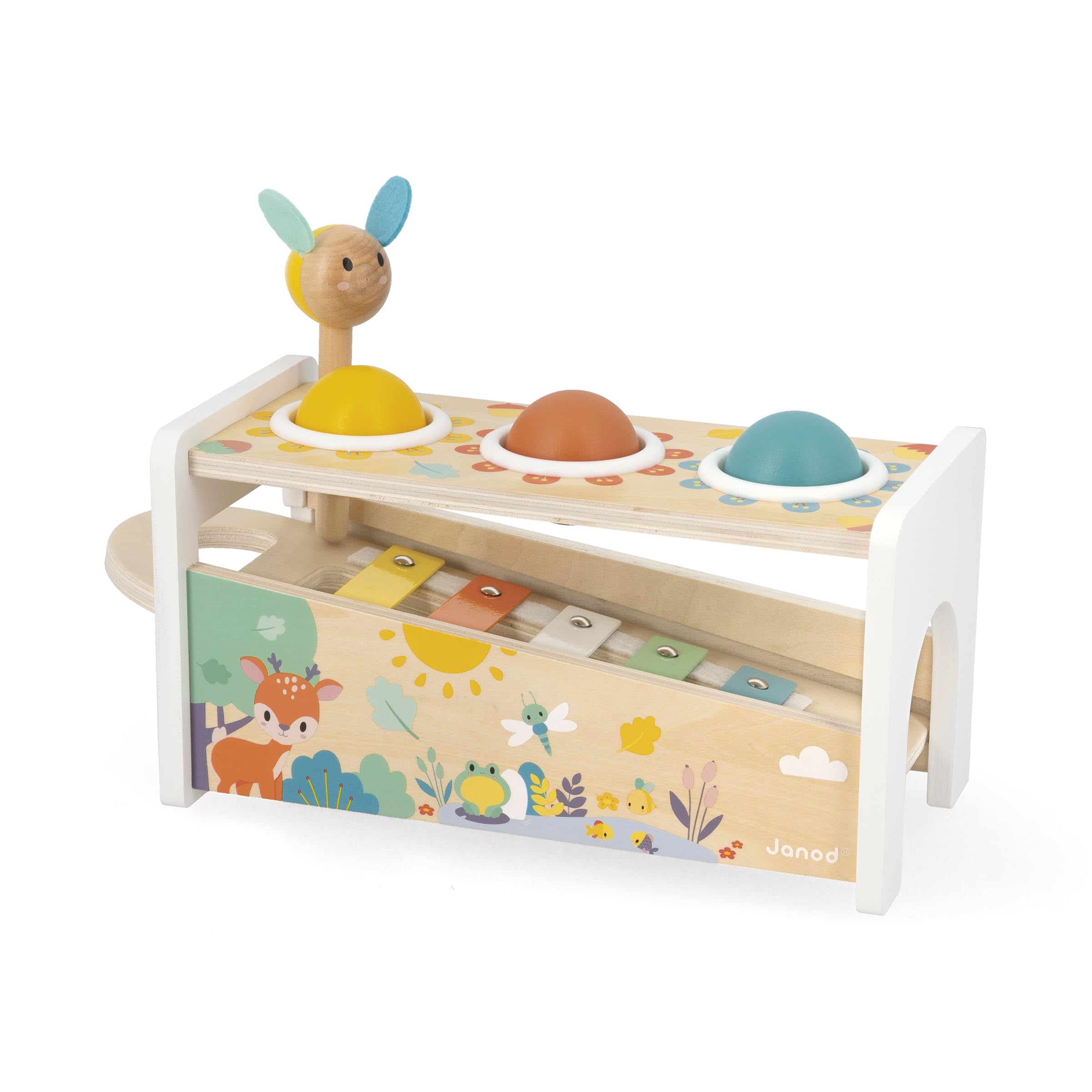 janod-pure-tap-tap-xylo-j05155-jouet-en-bois-2-en-1-avec-xylophone-amovible image 3