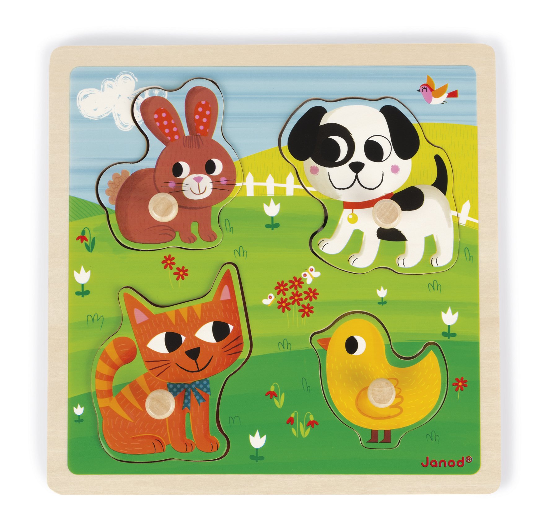 janod-puzzle-tactile-bois-mes-premiers-animaux-j07080-4-pi-ces-d-s-12-mois image 4