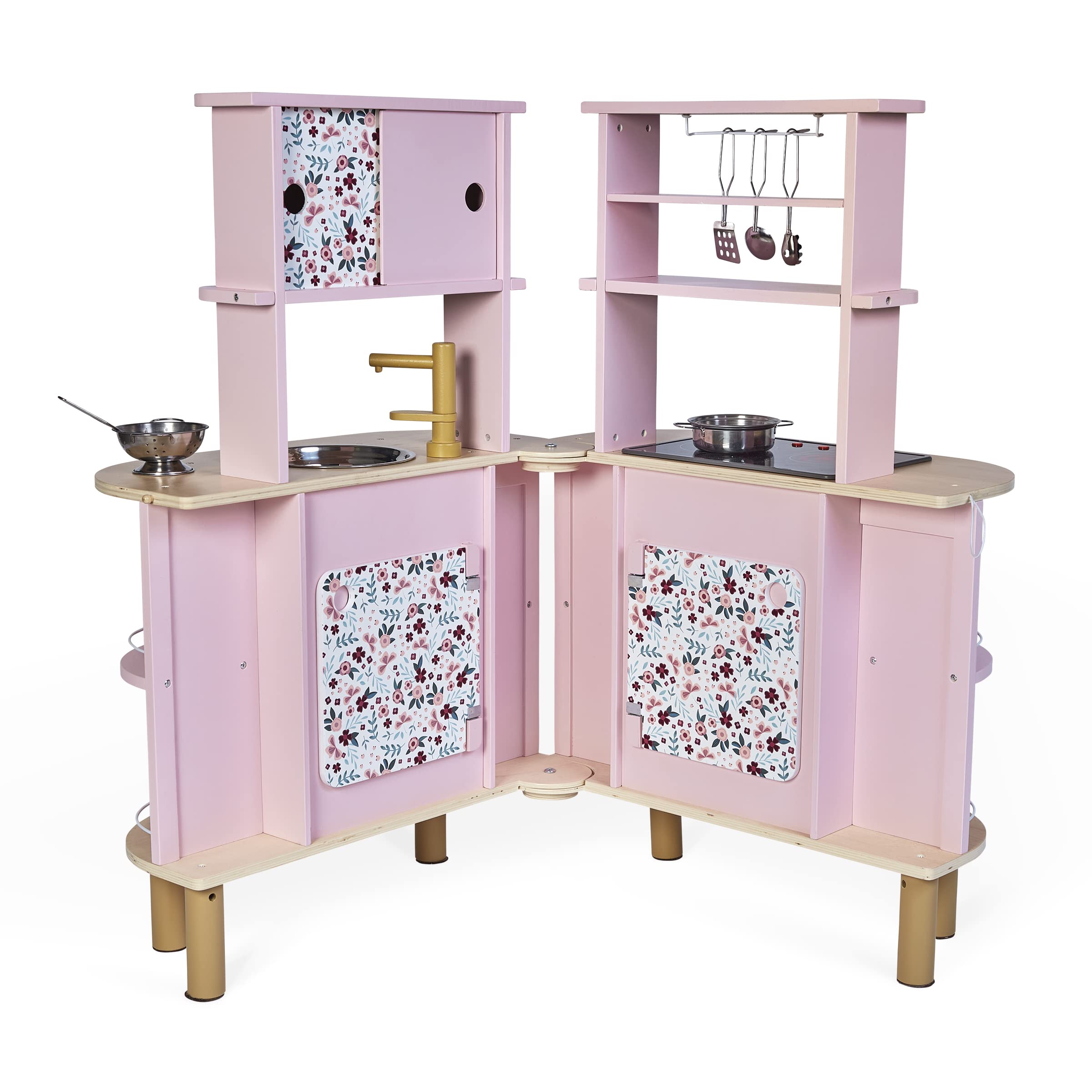 janod-cuisine-en-bois-enfant-twist-cuisine-recto-verso-avec-four-et-8-accessoire image 4