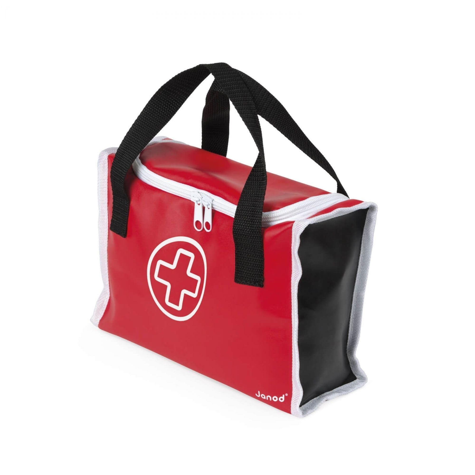 janod-j06513-mallette-de-docteur-enfant-rouge-10-accessoires-bois-massif image 2