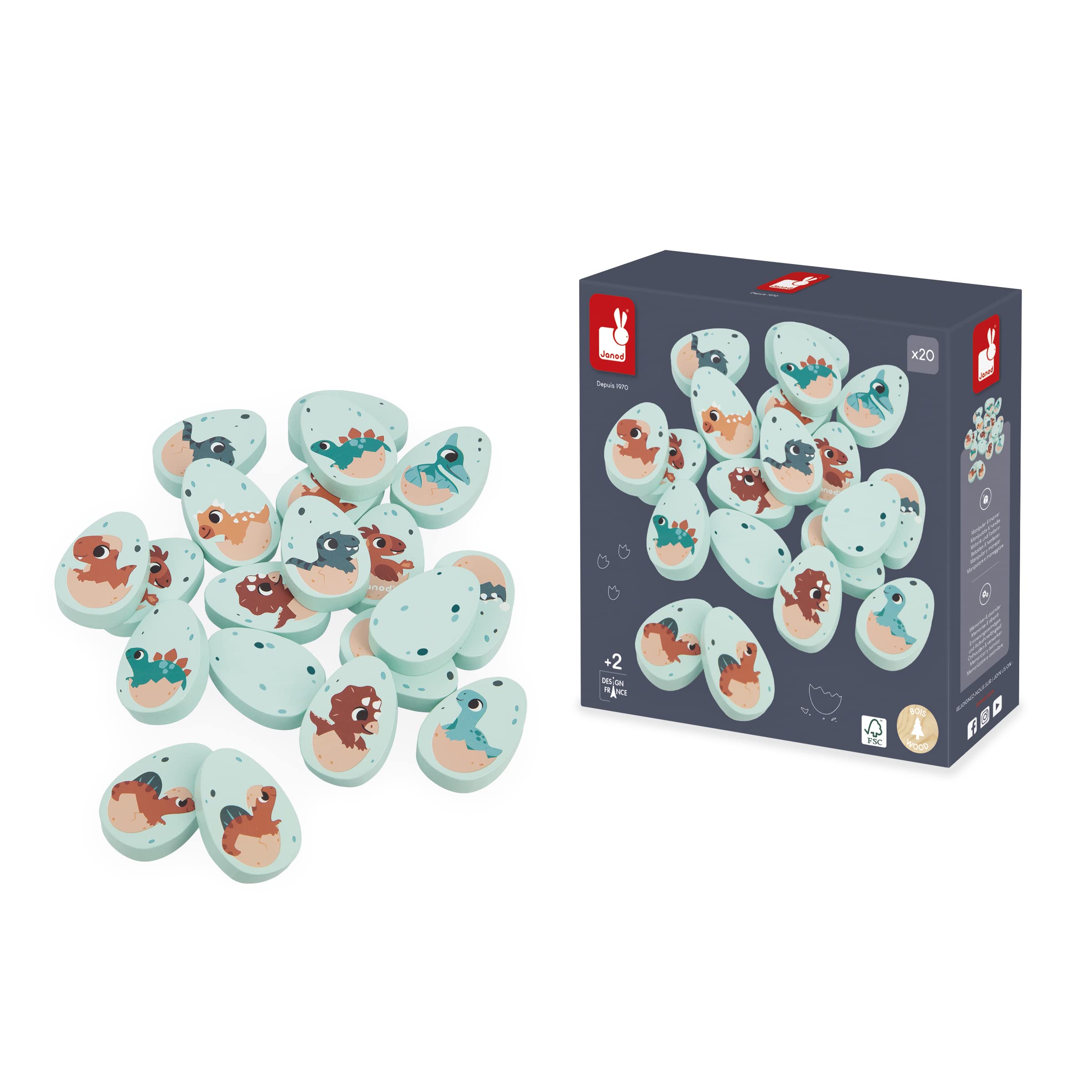 janod-jeu-de-m-mo-dino-j05826-20-pi-ces-bois-10-paires-ufs image 7