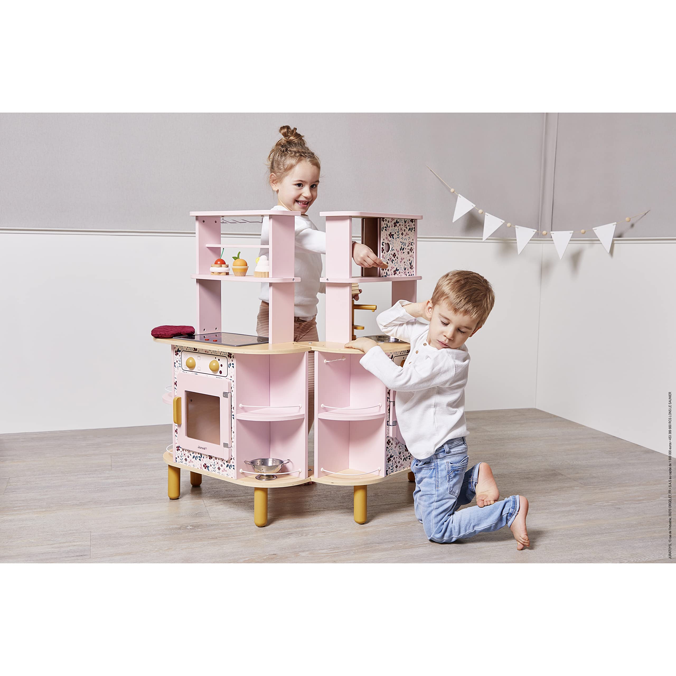 janod-cuisine-en-bois-enfant-twist-cuisine-recto-verso-avec-four-et-8-accessoire image 6